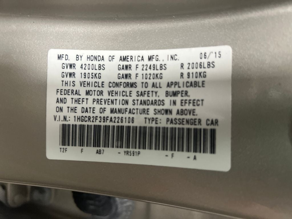 2015 Honda Accord LX