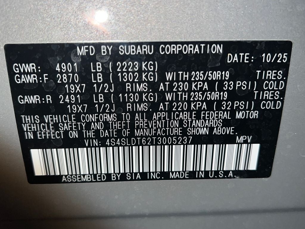 2026 Subaru Forester Touring