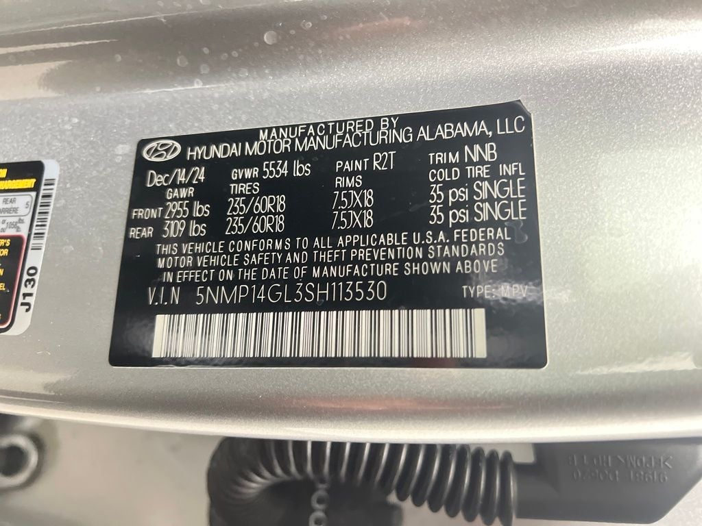 2025 Hyundai Santa Fe SE