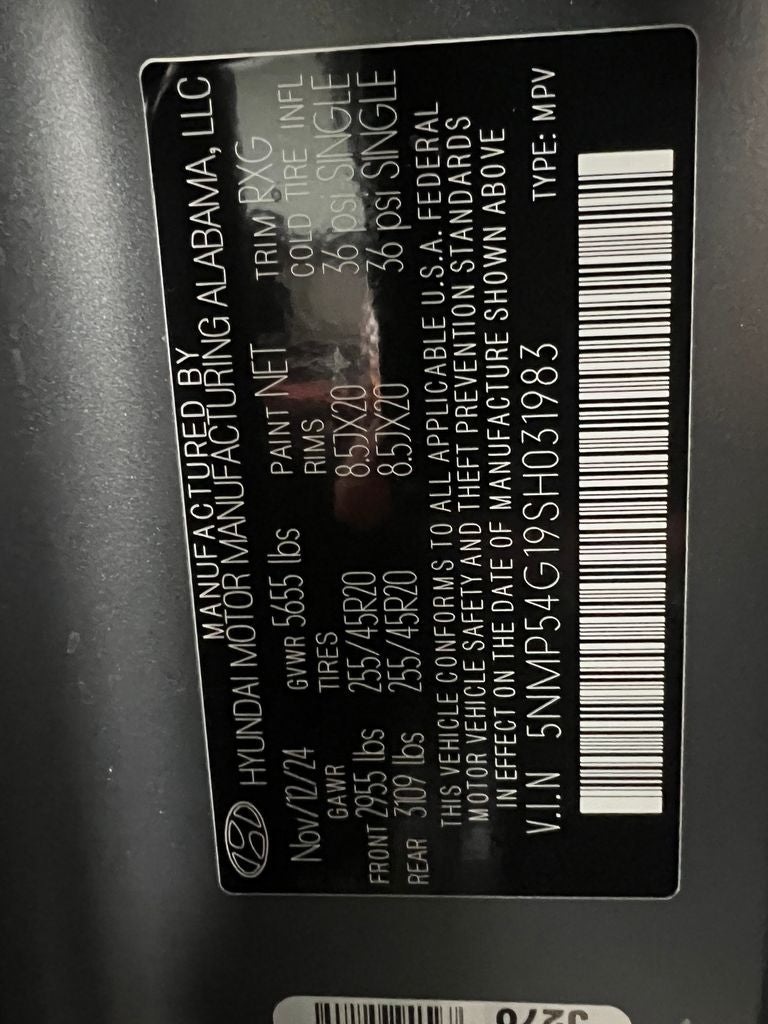 2025 Hyundai Santa Fe Hybrid Calligraphy