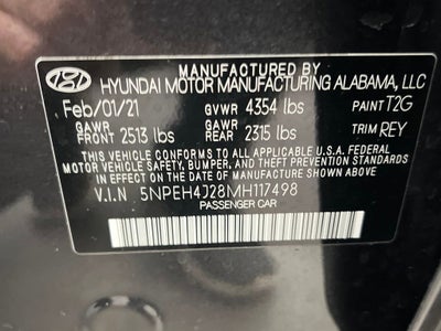 2021 Hyundai Sonata Limited