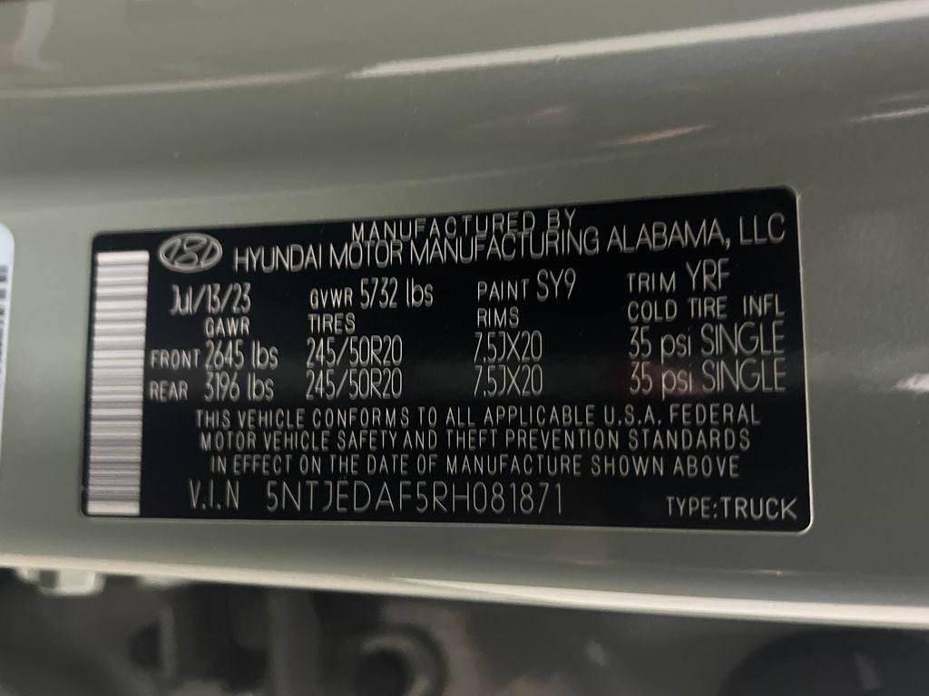 2024 Hyundai Santa Cruz Limited