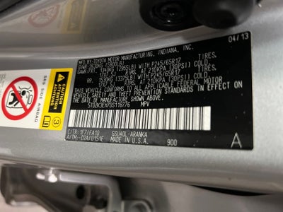 2013 Toyota Highlander Base Plus V6