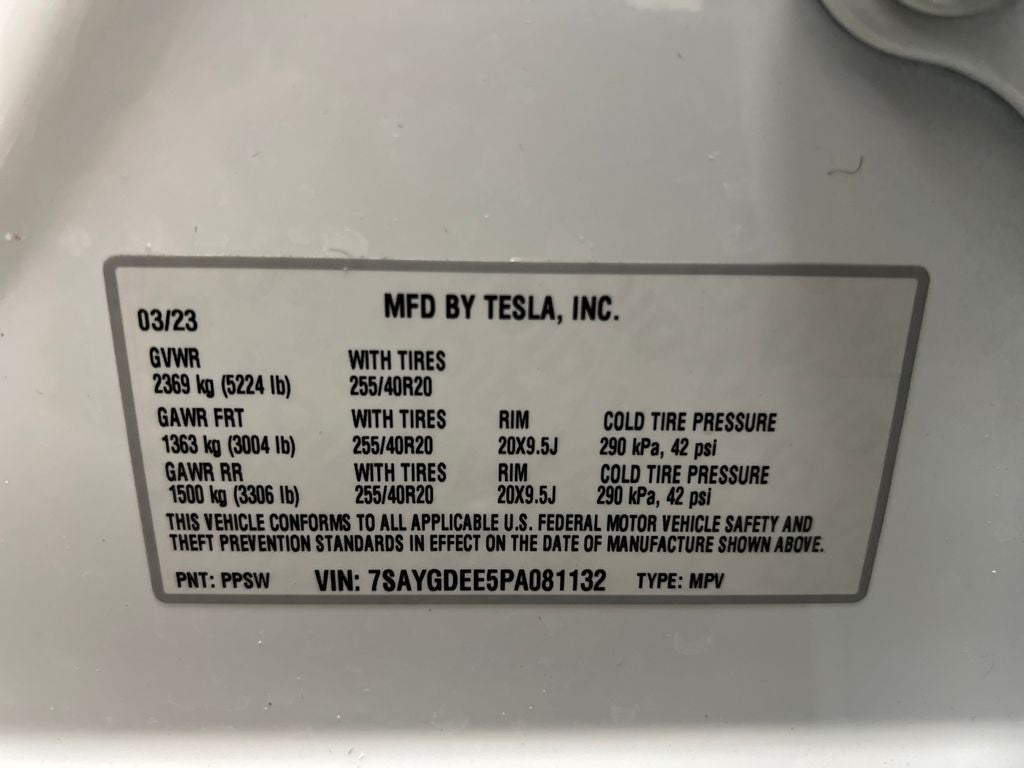 2023 Tesla Model Y Long Range