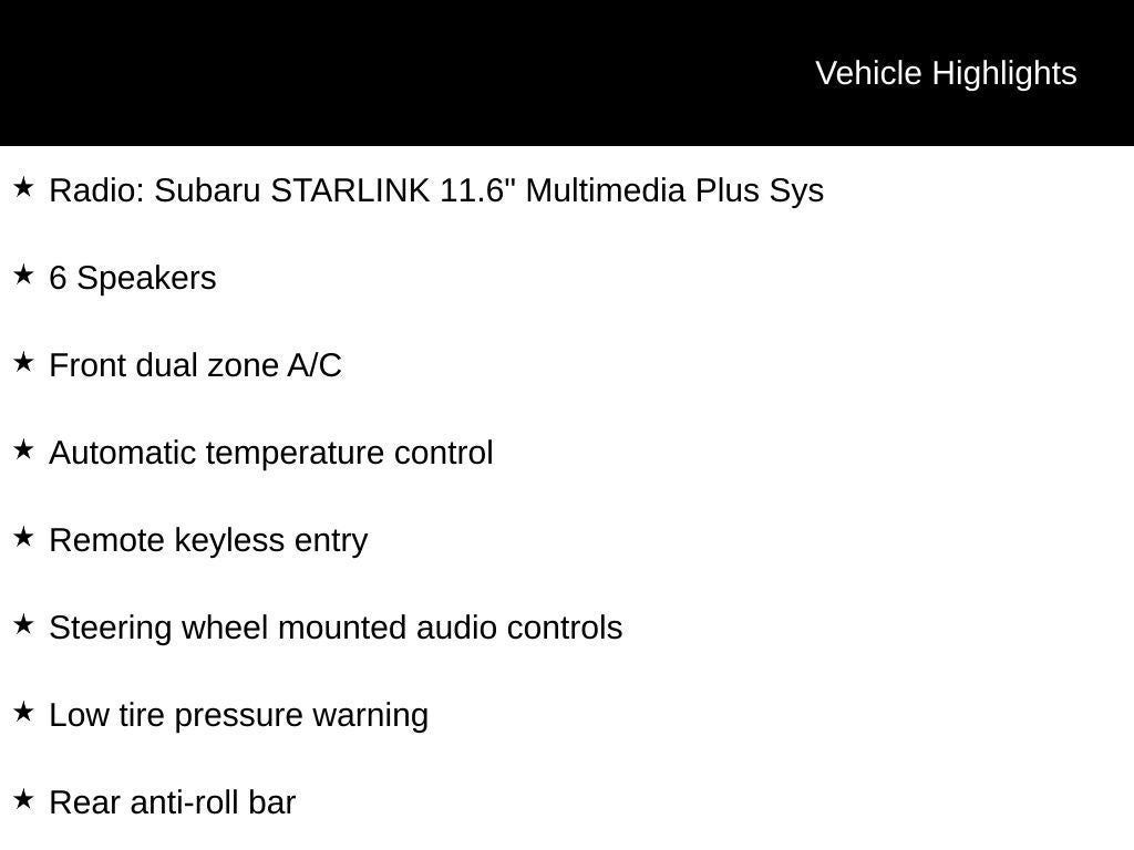 2024 Subaru Crosstrek Premium