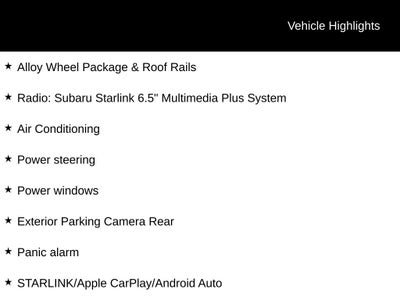 2023 Subaru Forester Base