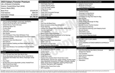 2023 Subaru Forester Premium