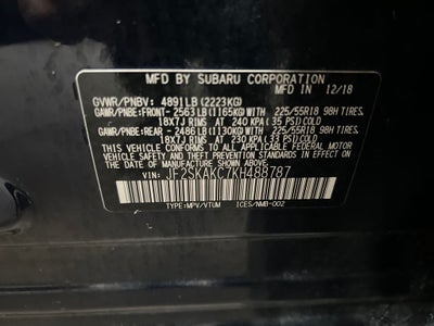 2019 Subaru Forester Sport