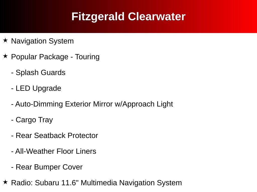 2025 Subaru Forester Touring