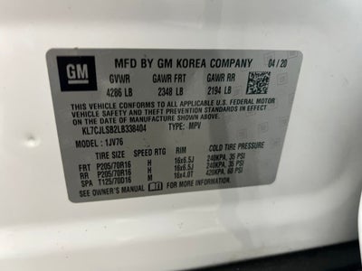 2020 Chevrolet Trax LT