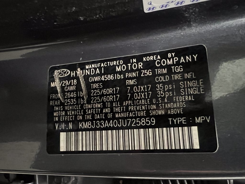 2018 Hyundai Tucson SEL