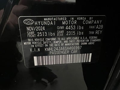 2025 Hyundai Sonata SE