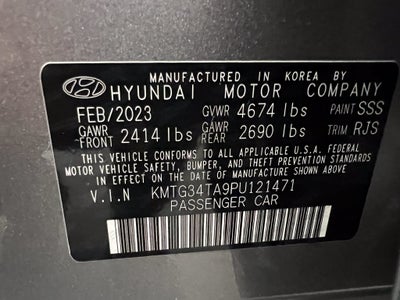 2023 Genesis G70 2.0T