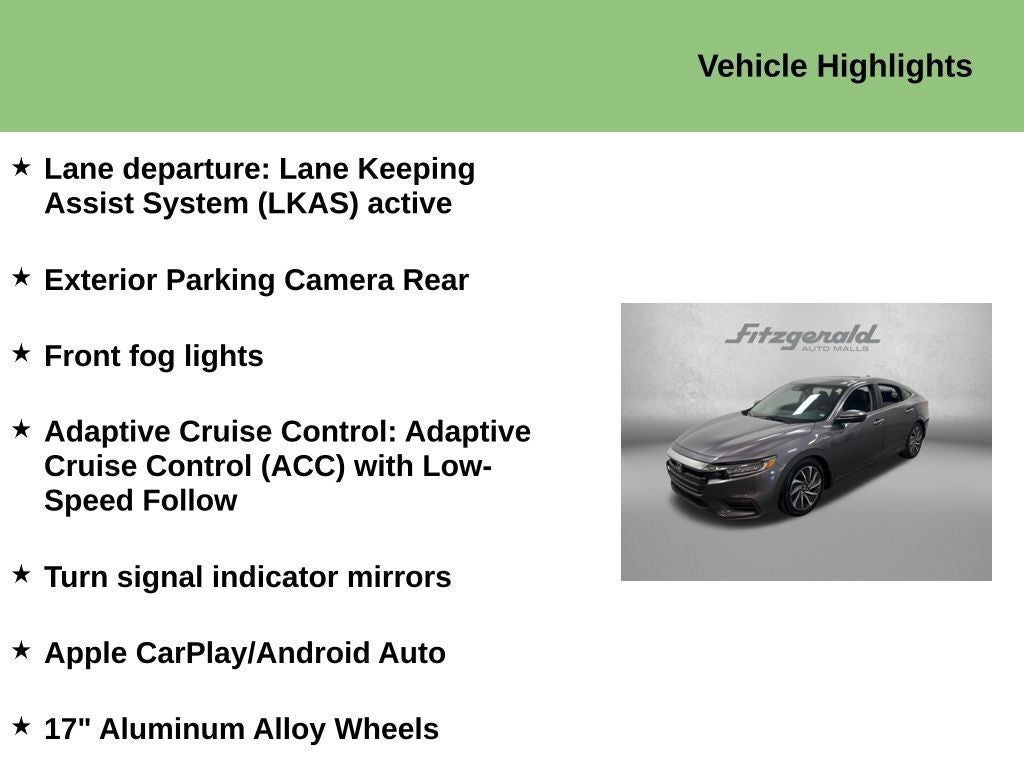 2020 Honda Insight Touring