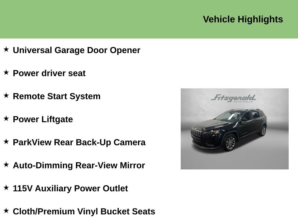 2019 Jeep Cherokee Latitude Plus FWD