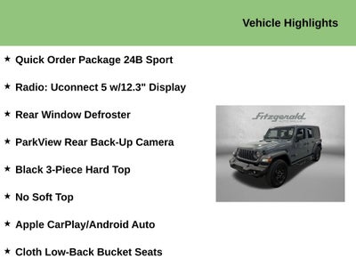 2024 Jeep Wrangler 4-Door Sport 4x4