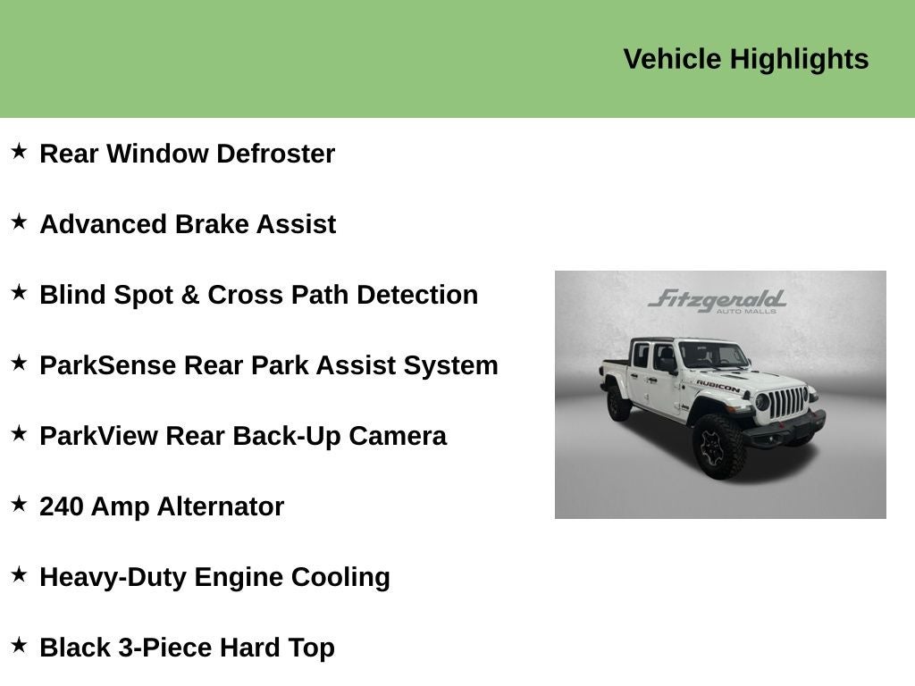 2020 Jeep Gladiator Rubicon 4x4