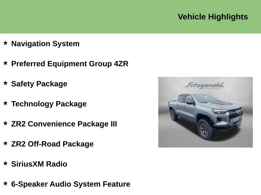 2024 Chevrolet Colorado ZR2