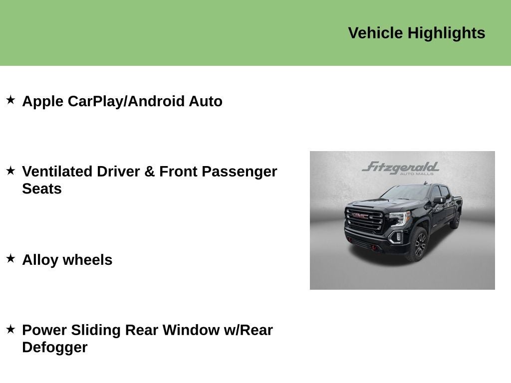 2021 GMC Sierra 1500 4WD Crew Cab Short Box AT4
