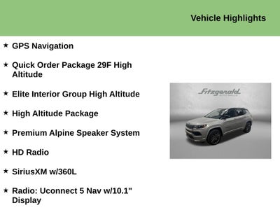 2023 Jeep Compass High Altitude 4x4