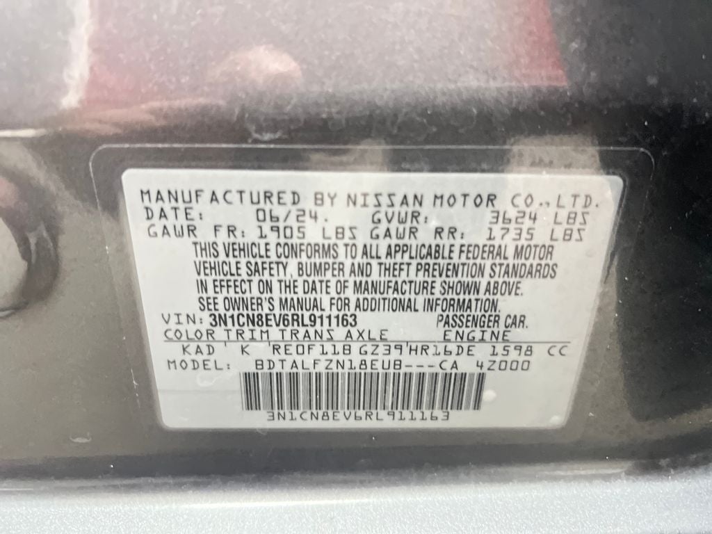 2024 Nissan Versa 1.6 SV