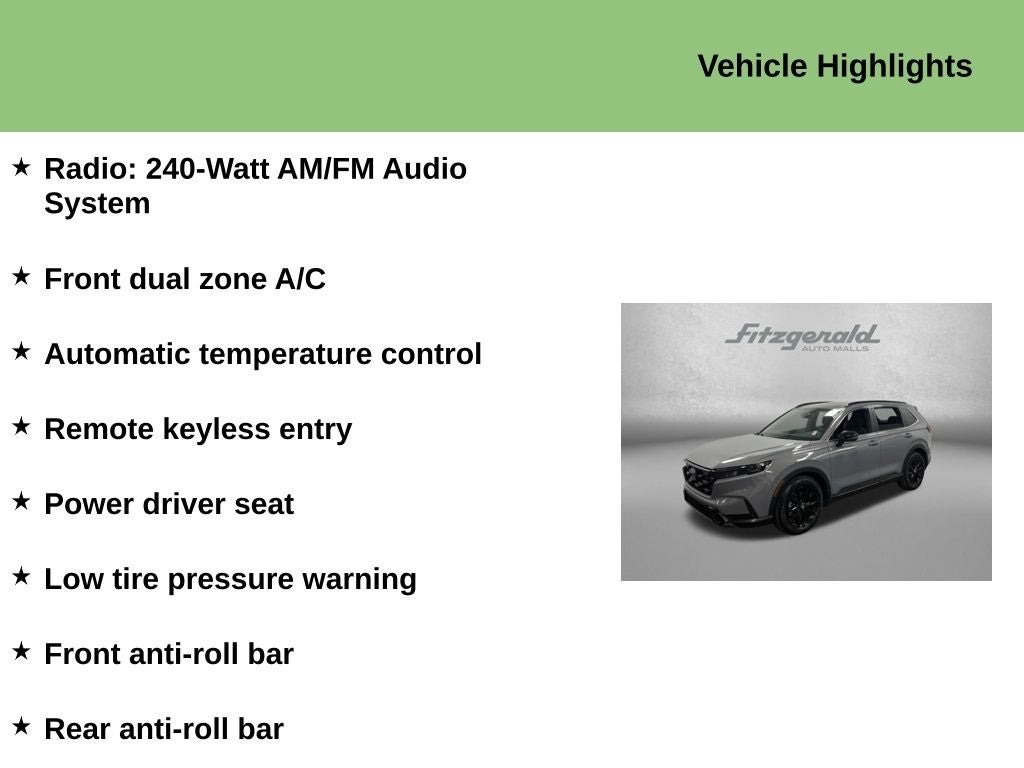 2024 Honda CR-V Hybrid Sport