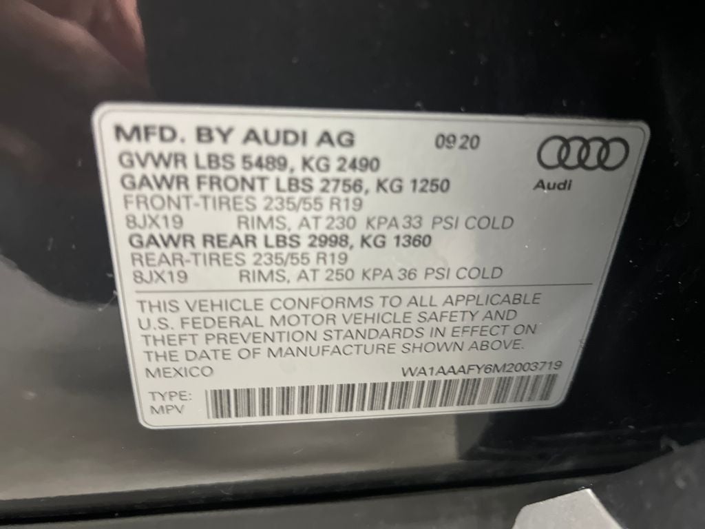2021 Audi Q5 Premium 45 TFSI quattro S tronic