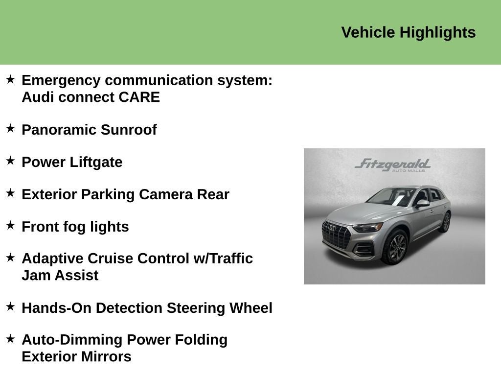 2021 Audi Q5 Premium Plus 45 TFSI quattro S tronic