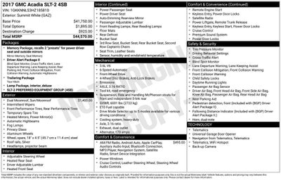 2017 GMC Acadia SLT-2