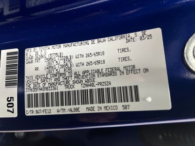 2025 Toyota Tacoma TRD Sport