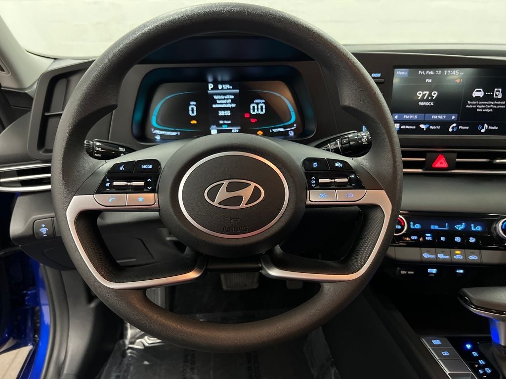 2025 Hyundai Elantra Hybrid Blue