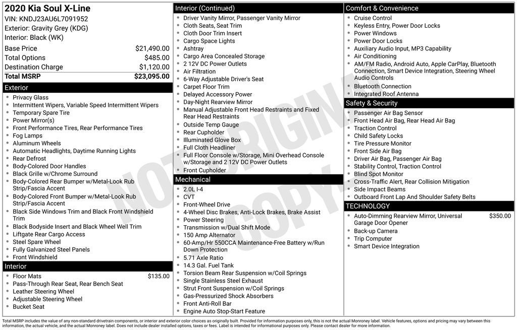 2020 Kia Soul X-Line