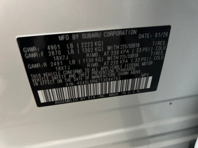 2026 Subaru Forester Limited