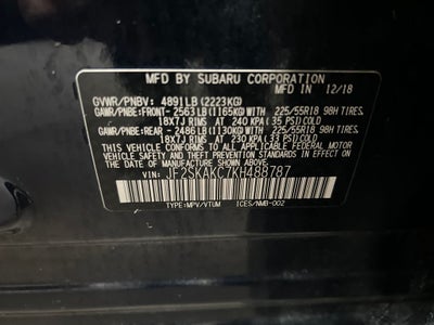 2019 Subaru Forester Sport